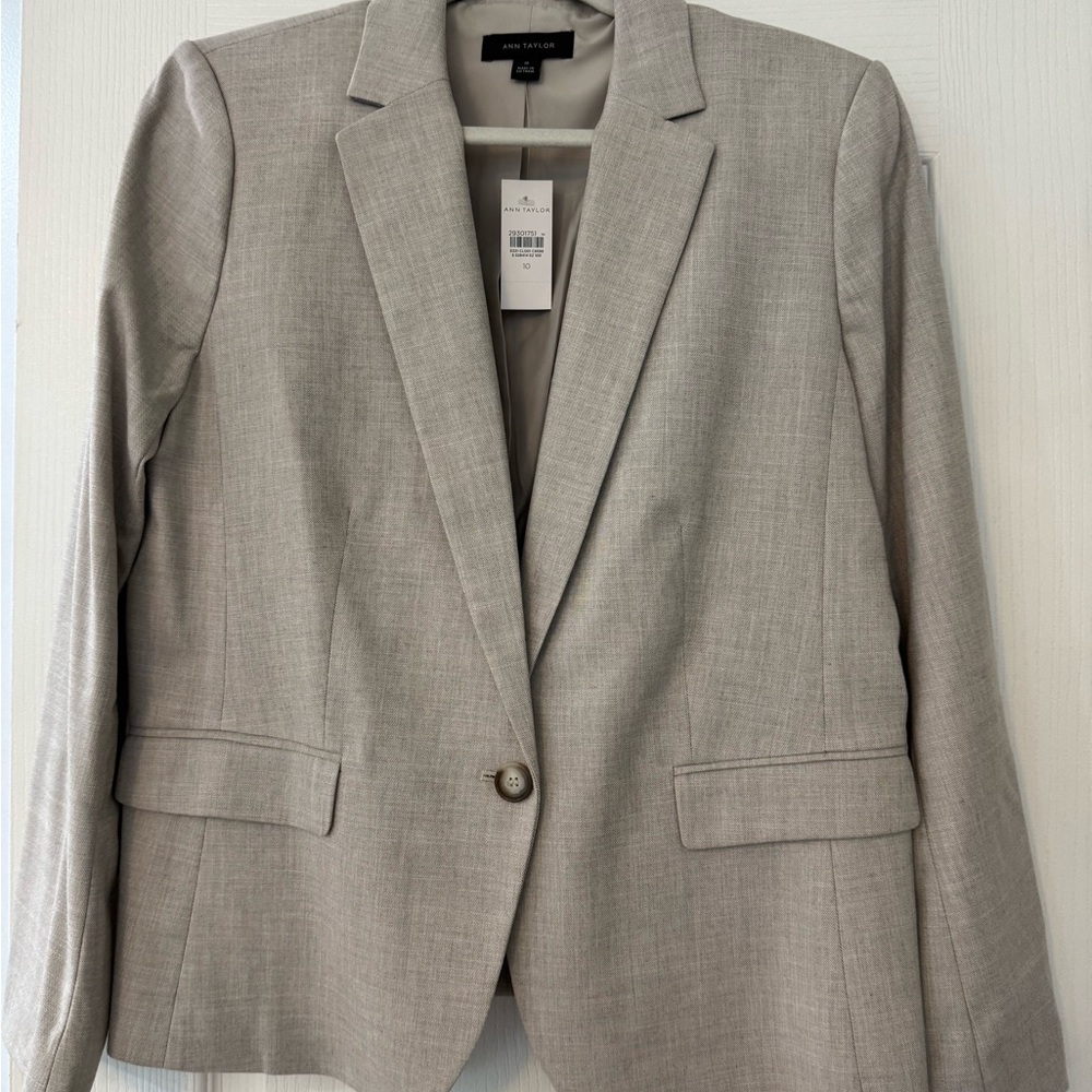 Ann Taylor Light Taupe Women's Blazer